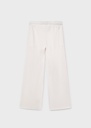 Joggingbroek - wide leg met contrasterende details