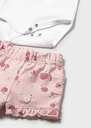 Babyset 2 bodies en 2 shorts