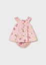 Linnen jurk met bloomer