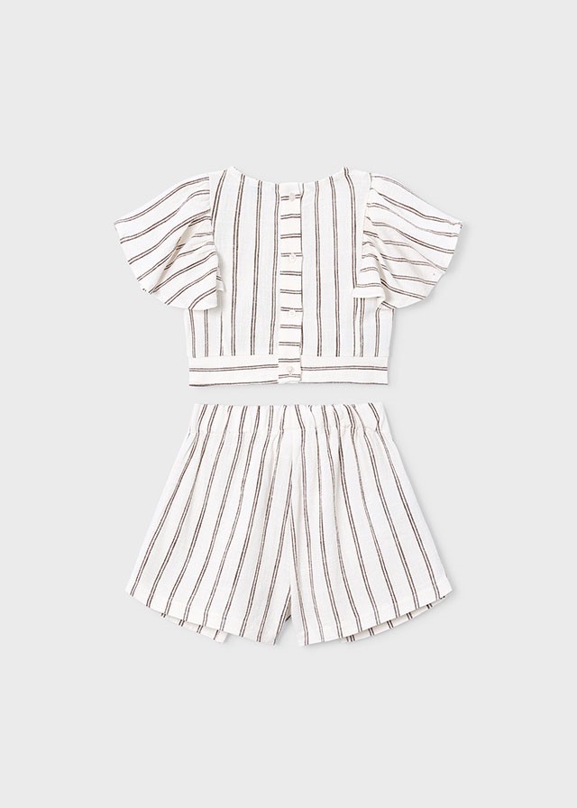 Skort gestreept set