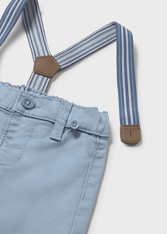 Babybroek met bretellen