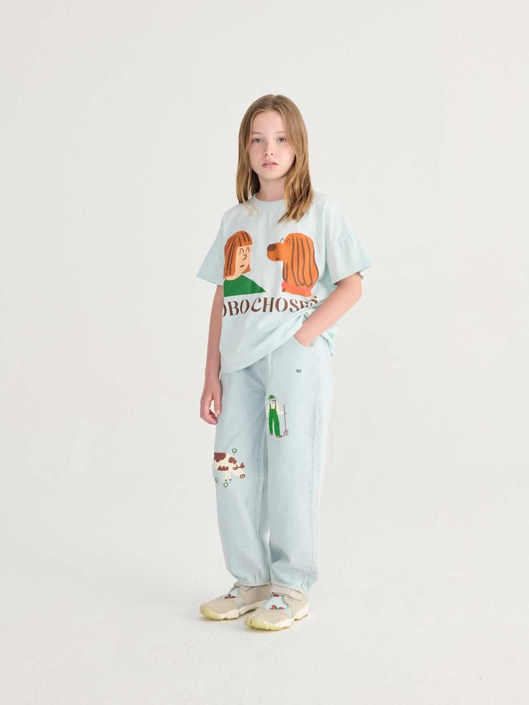 T-shirt korte mouw knit vrienden in de penarie