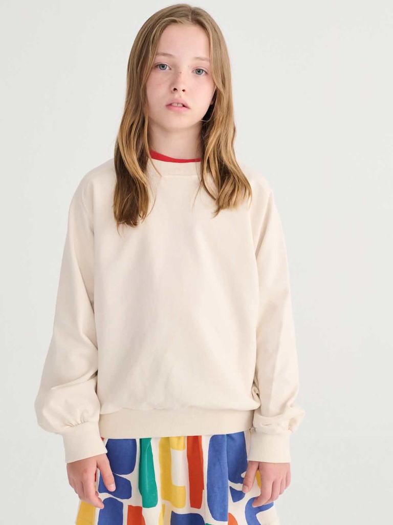 Sweatshirt raglanmouw knit by hand
