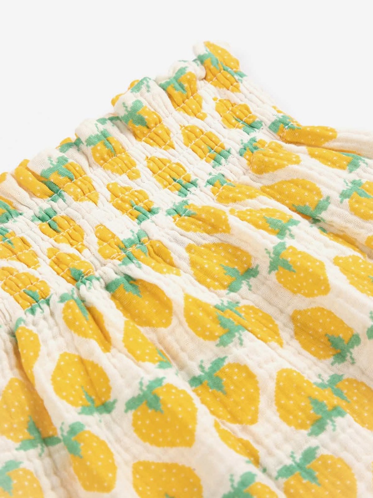 Broek harem geweven aardbei overal