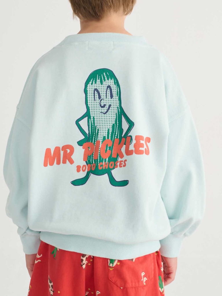 Sweatshirt ronde hals knit meneer augurk
