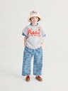 Broek denim geweven augurk de hond
