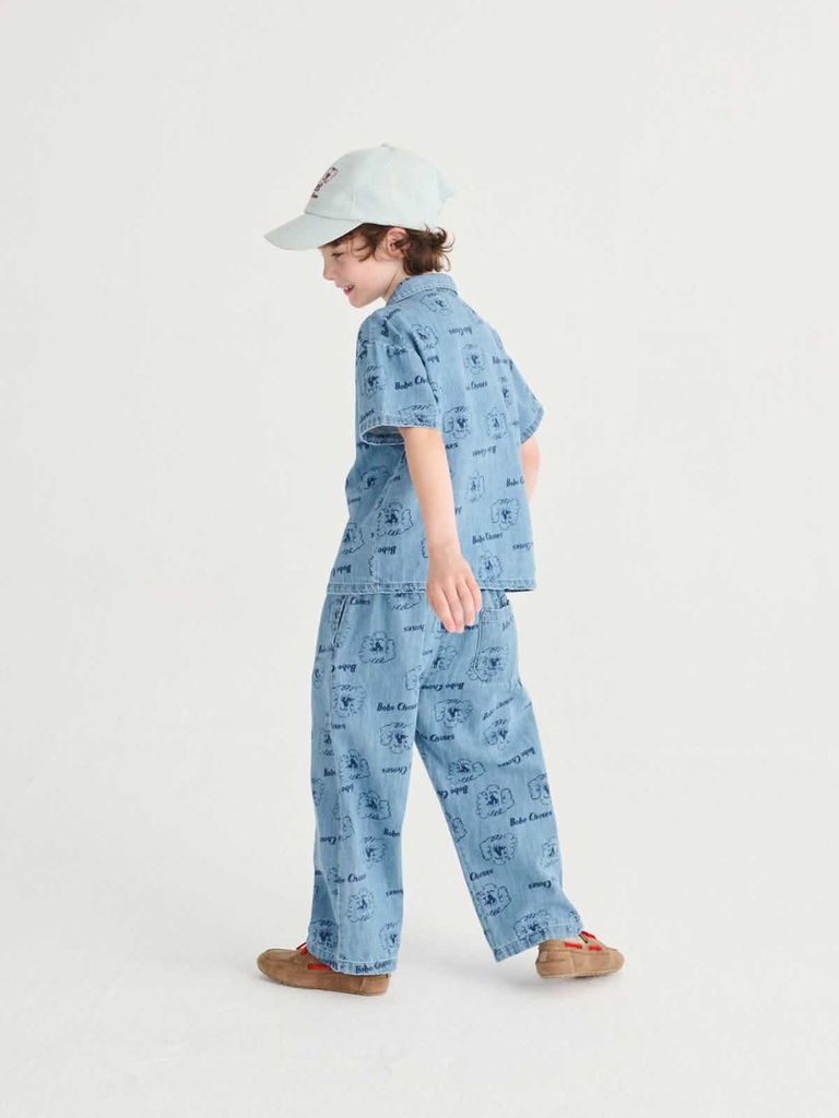 Broek denim geweven augurk de hond