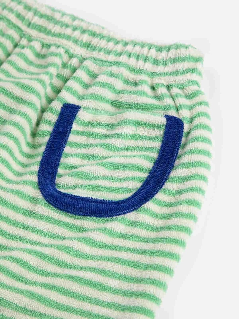 Broek harem knit groene strepen