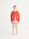 Jurk korte mouw woven fun tartan