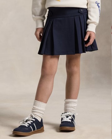 Skort geplooide ponté (2j-7j)