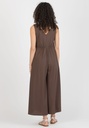 Zwangerschaps- en voedingsjumpsuit Miranda - flared in viscose jersey