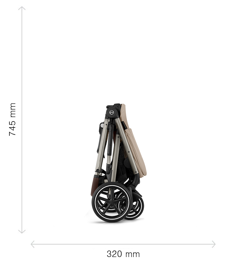 Kinderwagen Gazelle S (zilver frame)