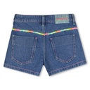 Short denim borduur relaxlook