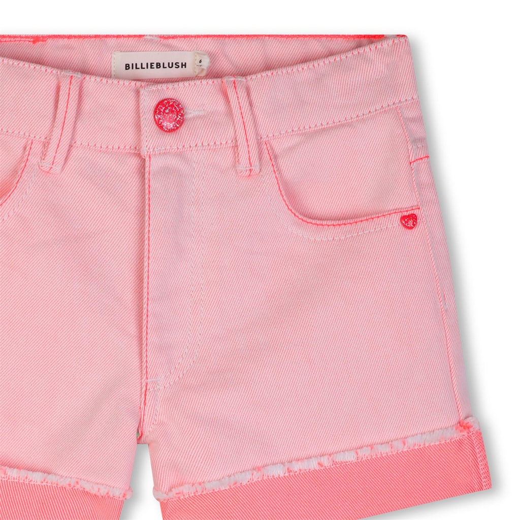 Short twill pailletten funlook
