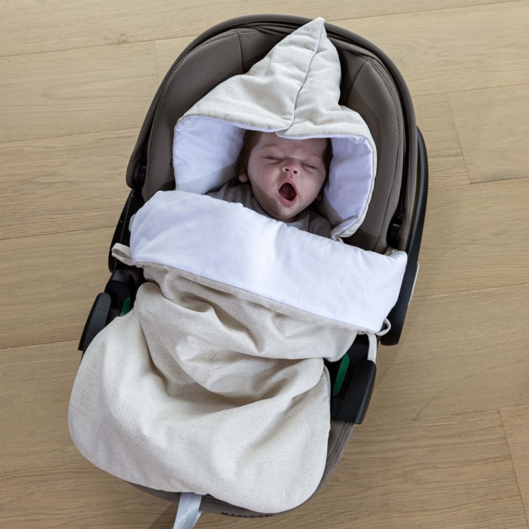 Voetenzak geschikt voor maxi cosi linnen collectie