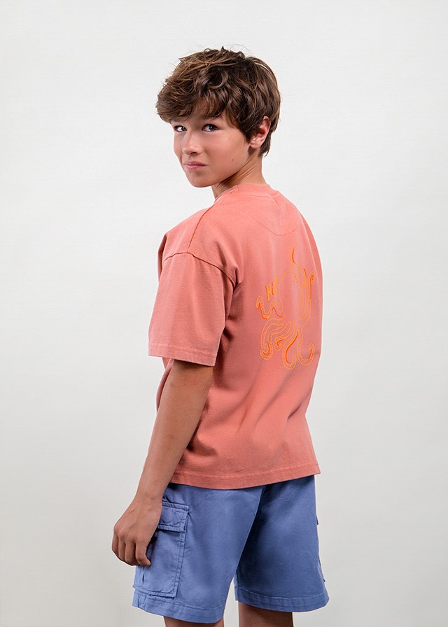 T-shirt korte mouwen fluorescerend