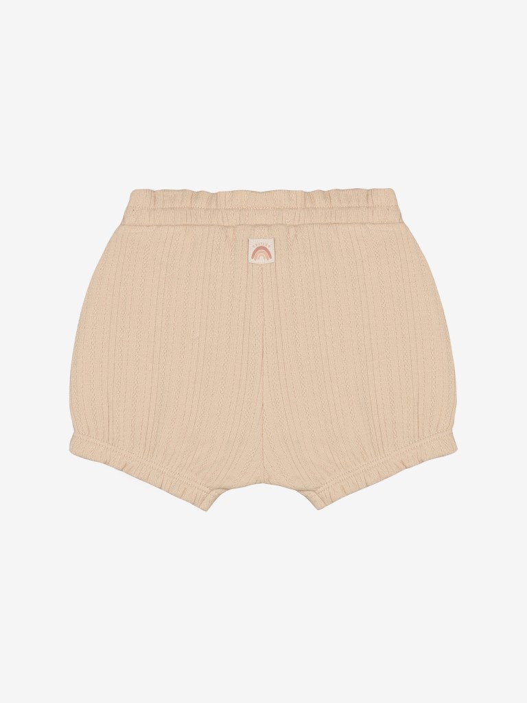 Shorts pointelle jersey ruffle
