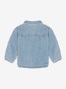 Blouse lange mouwen denim softgather