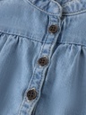 Blouse lange mouwen denim softgather