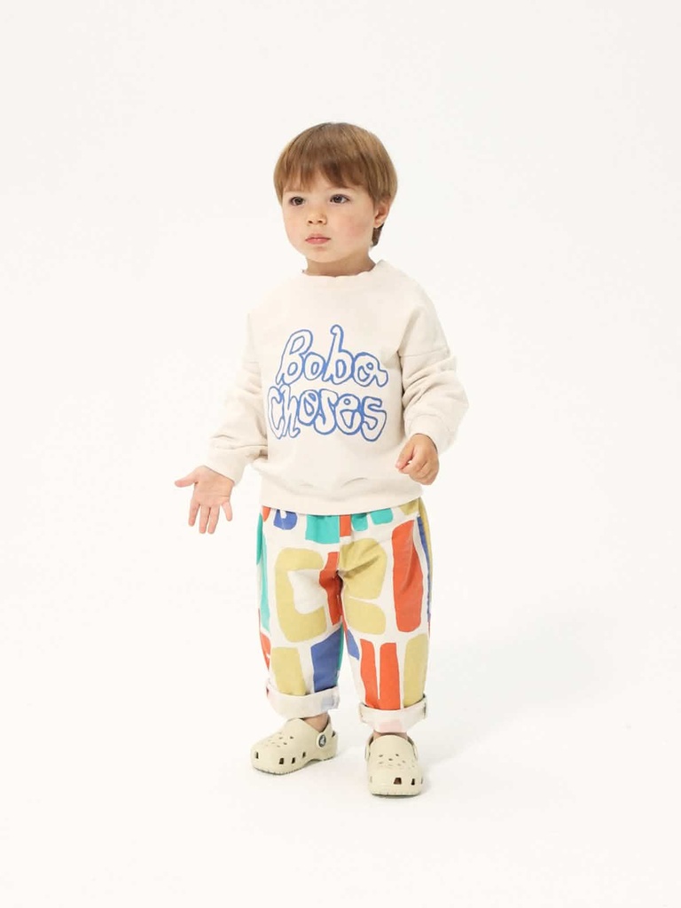 Sweatshirt ronde hals knit by hand