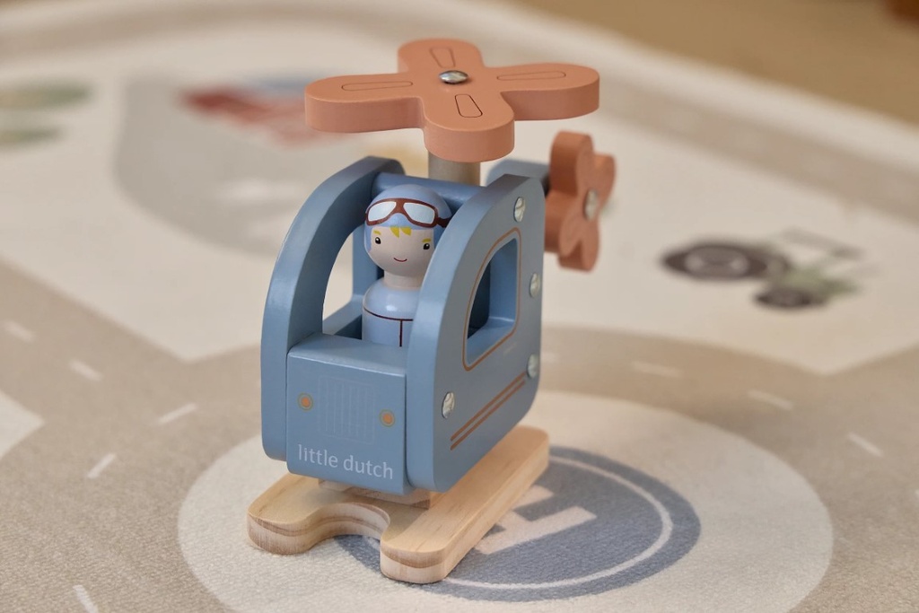Houten helikopter