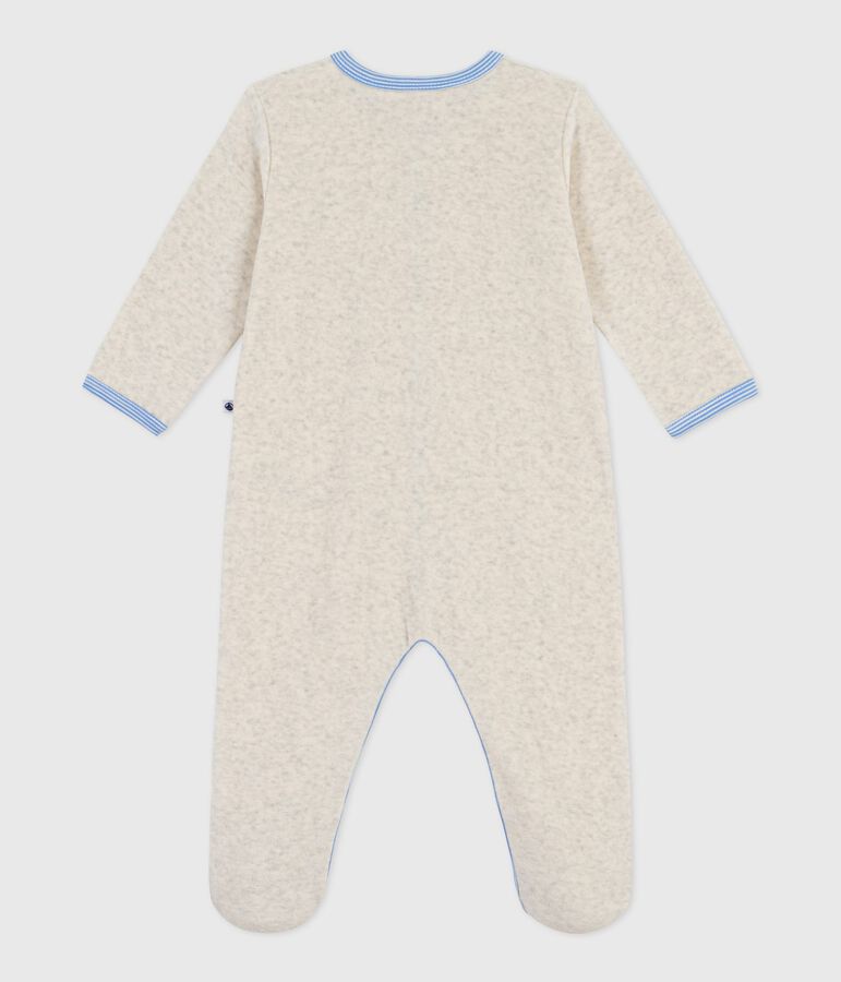 Pyjama in effen velours