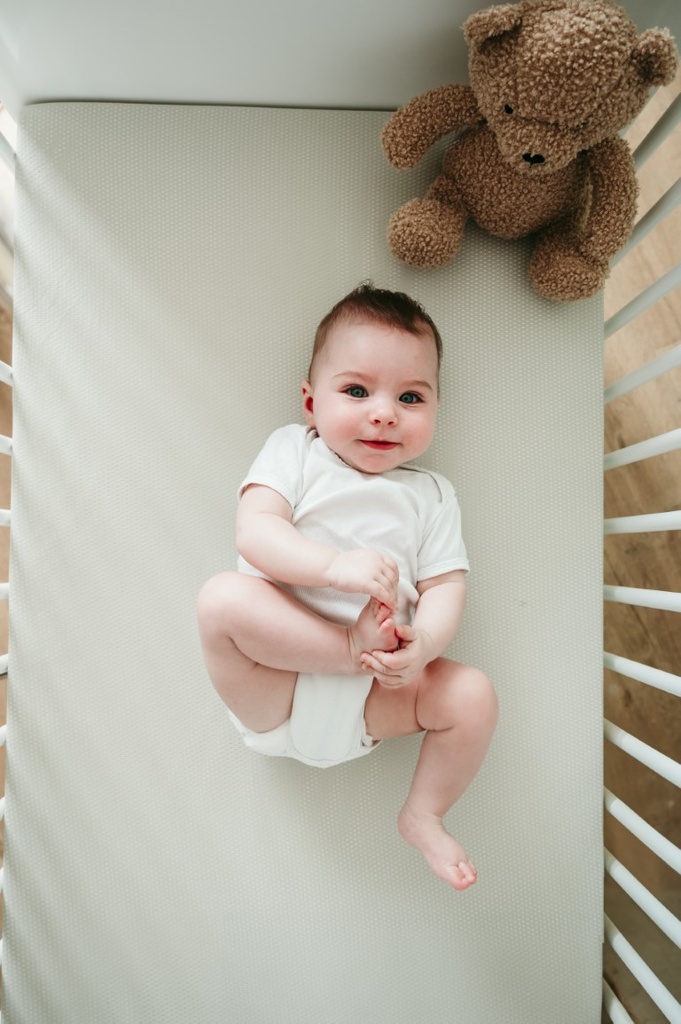 Hoeslaken ademend Airgosafe voor babybed