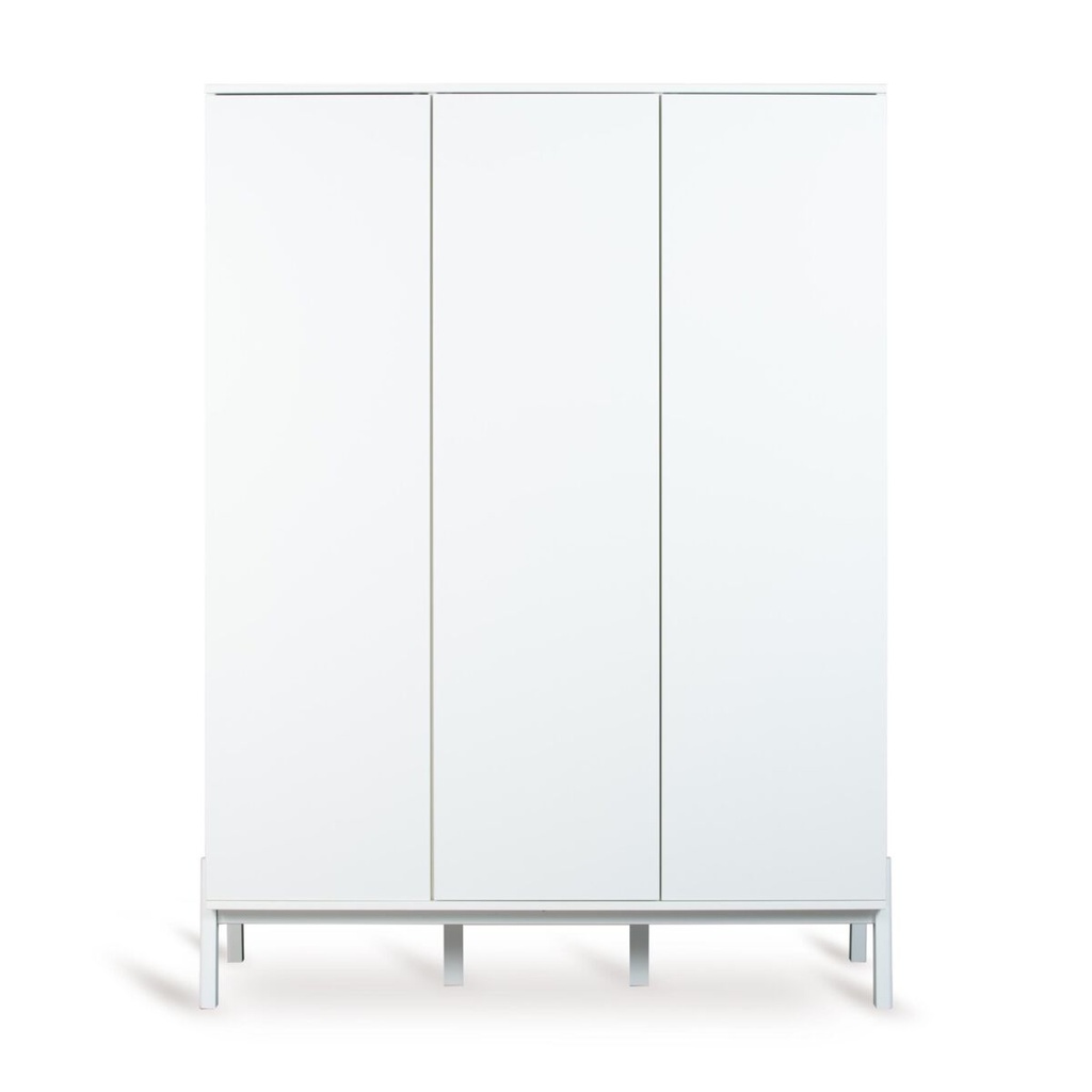 Kamer Ashi: Bed (140x70) + kast (3-deuren) + commode (cream) - toonzaalmodel (enkel afhaling)