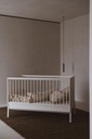 Kamer Ashi: Bed (140x70) + kast (3-deuren) + commode (cream) - toonzaalmodel (enkel afhaling)