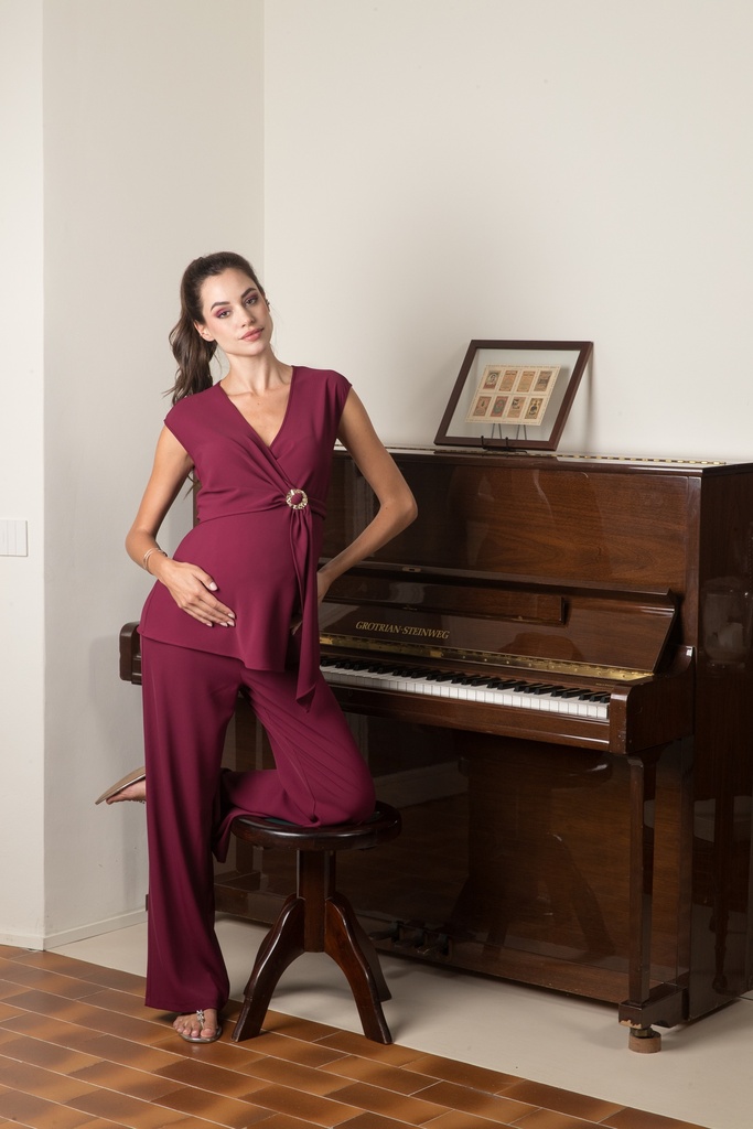 Zwangerschaps- en voedingsblouse Clarissa M - cadì