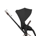 Kinderwagen set e-Priam comfort matt black (incl. draagmand  en buggyzit)
