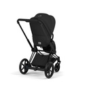 Kinderwagen set e-Priam comfort matt black (incl. draagmand  en buggyzit)