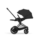 Kinderwagen set e-Priam comfort matt black (incl. draagmand  en buggyzit)