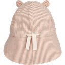 Zonnehoed Gorm omkeerbaar in seersucker met nekbescherming