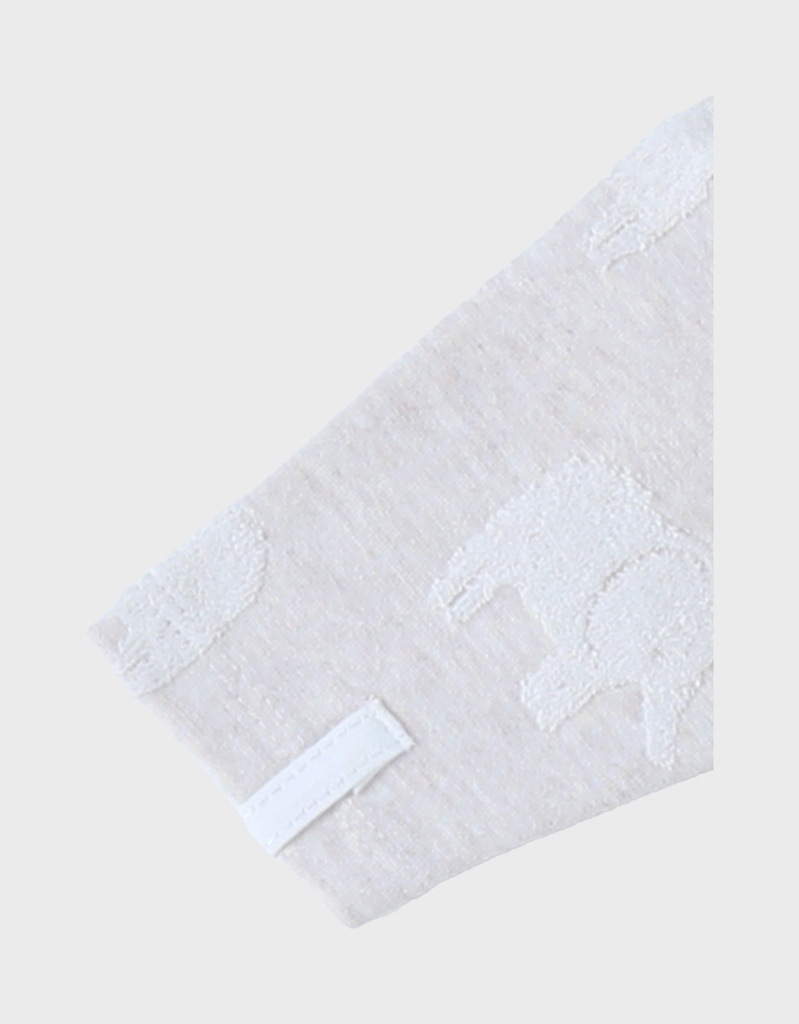 Pyjama met kleine reliëf-olifantjes, jacquard katoen