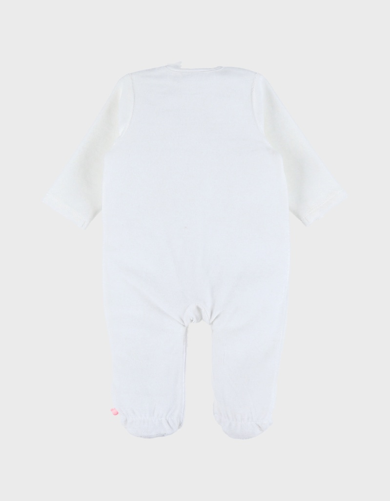 Pyjama konijn, geborduurd fluweel