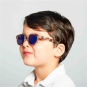 Lunettes de soleil junior #C bleu miroir (5-10 ans)