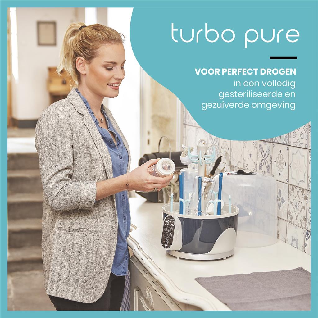 Sterilizer and bottle dryer turbo pure