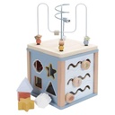 Wooden activity cube