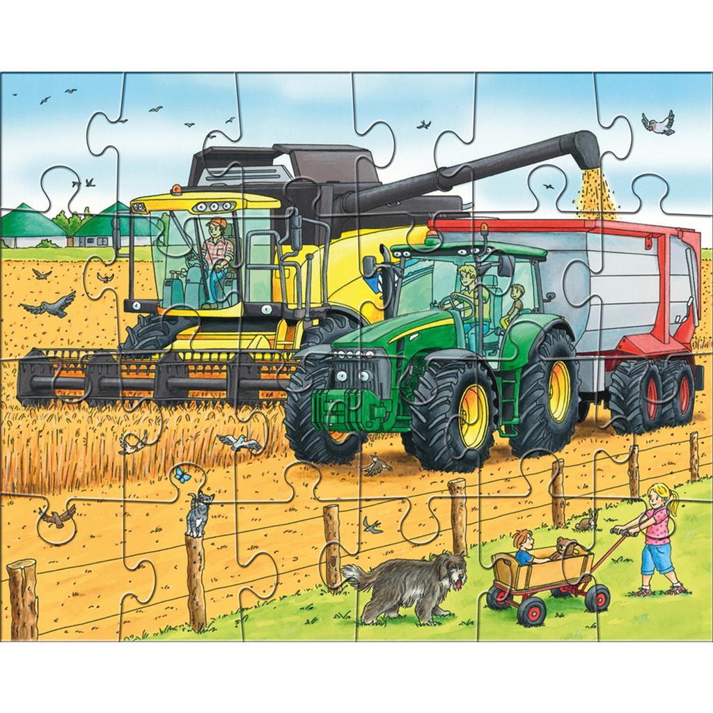 Puzzle : tracteur et Cie