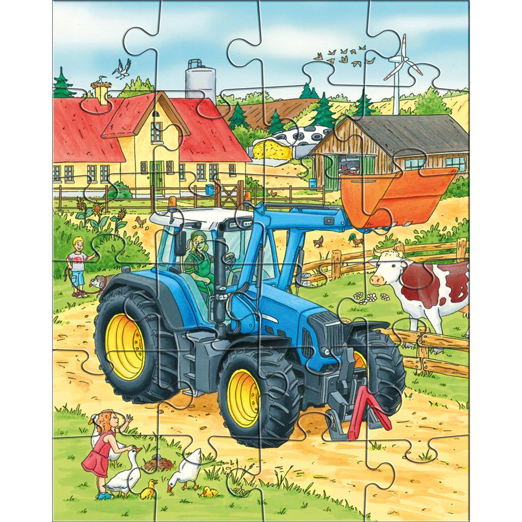 Puzzle : tracteur et Cie