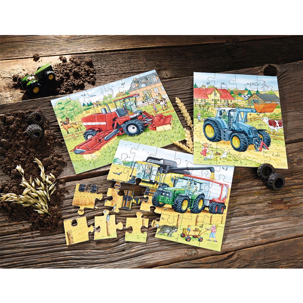 Puzzle : tracteur et Cie