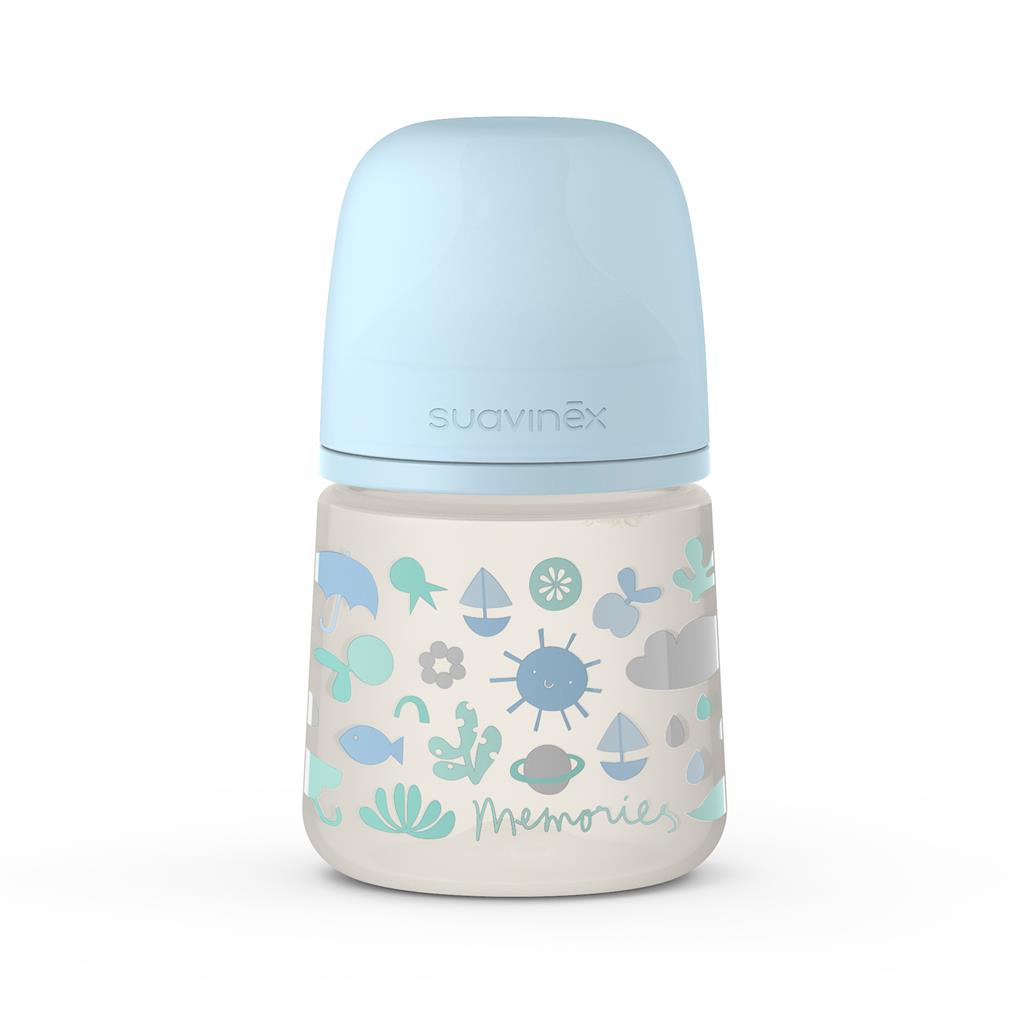 Suction bottle 150ml (sil, slow flow) memories