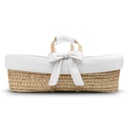 Carrycot Moses basket Ella ethnic white