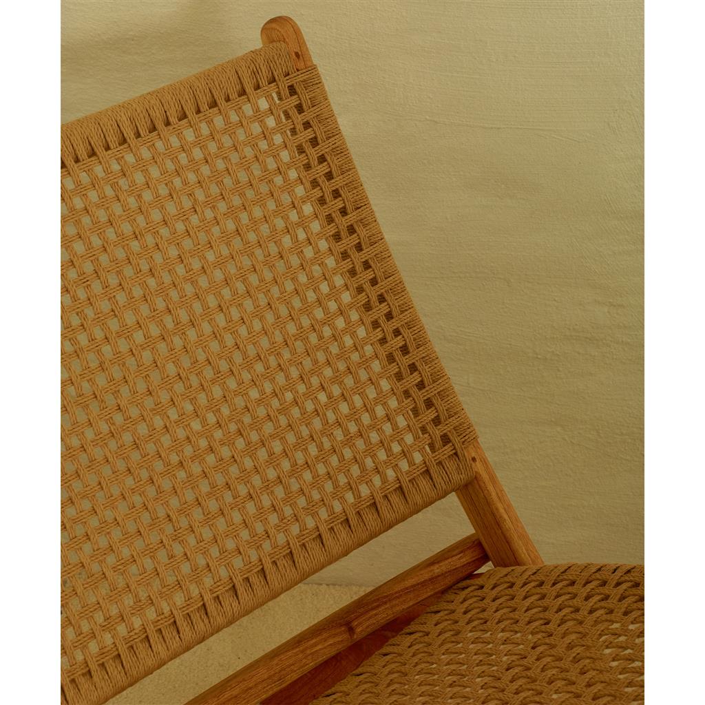 Lounge chair (folding) loom rope