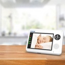 Moniteur vidéo bébé essentiel (blanc)