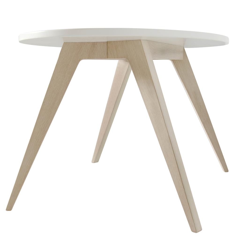 Table de ping-pong (blanc/chêne)