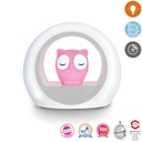 Night light owl pink