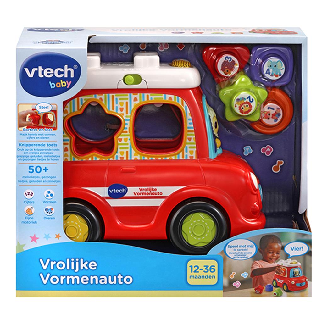 Vrolijke vormenauto