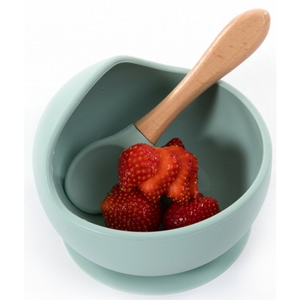 Bowl with suction cup (including spoon) b-suction